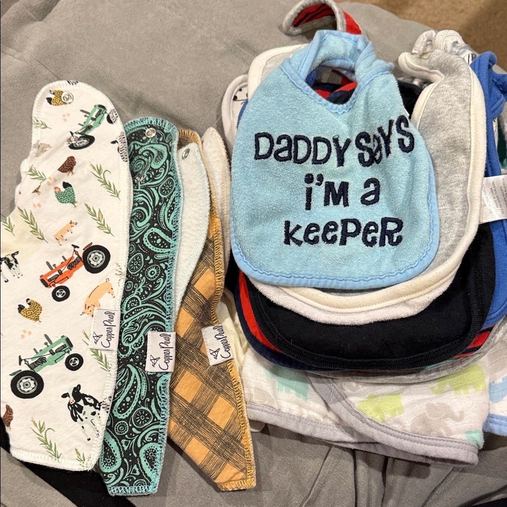 Colorful Baby Bib Set of 15
